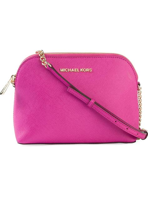 michael kors purse crossbody pink|Michael Kors purses hot pink.